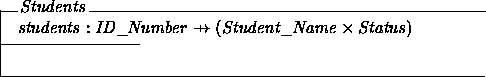 Schema for ``Student''